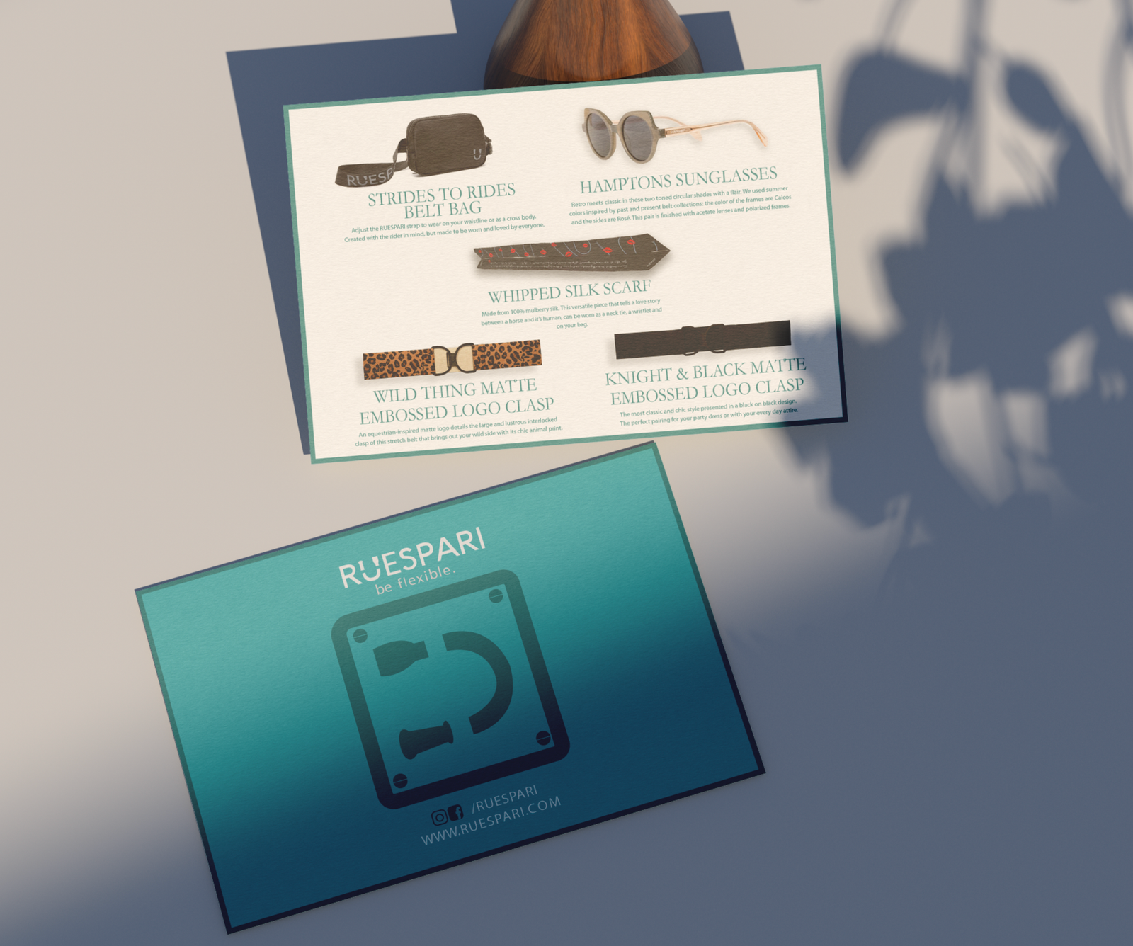 Ruespari product card design
